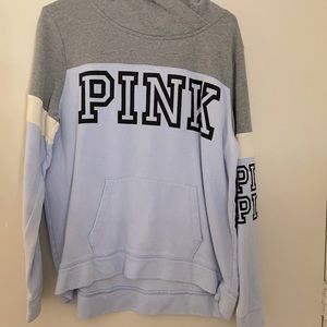 pink hoodie